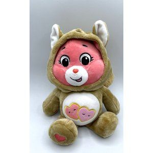 Care Bears Hoodie Friends Love A Lot Fox 12.5" Stuffed Plush Bear
